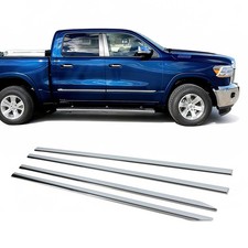 ECOTRIC Chrome Side Molding Trim 2019-2021 Dodge Ram 1500 Crew Cab picture