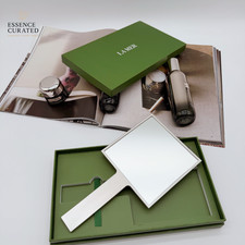 Silver Handheld Vanity Mirror Square Makeup Beauty Mirror Gift picture