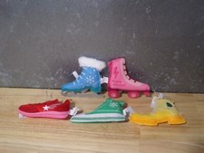 Set of 5 - Target Wondershop Christmas 2023 Felt Shoe Ornaments Roller Blade picture