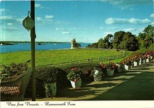 Vintage Postcard Hammersmith Farm Newport Rhode Island Kennedy Summer White Hous picture