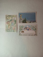 Three 1927 National Line of Monthly Attendance Award Cards Lutheran Sunday Schoo picture