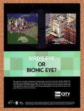 1999 Sim City 3000 PC Original Advertisement / Retro Promo v3 picture