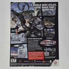 Mat Hoffman's Pro BMX 2 PS2 Xbox GameCube GameBoy Vert Print Ad/Poster Promo Art picture