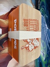 Popeyes x One Piece Luffy Anime Bento Box Limited Edition Wood Top NEW picture