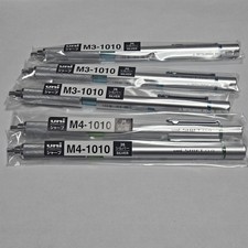 Uni Shift Mechanical Pencil Set 5Pcs 0.3mm 0.4mm Silver Mitsubishi M3-1010 M4-10 picture