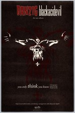 Danzig Blackaciddevil ZPC Print Ad Music Game Poster Art PROMO Original 1996 picture