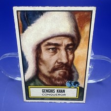 1952 Topps Look 'N See Set-Break #128 Genghis Khan EX picture