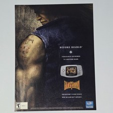 Black Thorne Game Boy Advance Blizzard Print Ad/Poster picture