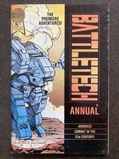 BATTLETECH ANNUAL #1 BLACKTHORNE 1989 COMIC BOOK FASA JUDT WORLEY ISAACS NELSON picture