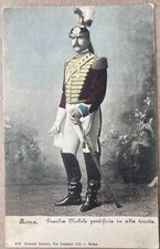 1903 Papal Noble Guard Vatican Roman Catholic Pope Italian Postcard picture
