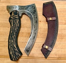 Handmade Viking Pizza Cutter Axe – Viking Design picture