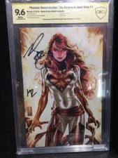 *DUAL SIGNED* PHOENIX RESURRECTION #1 - White Virgin 9.6 NM+ CBCS Graded picture