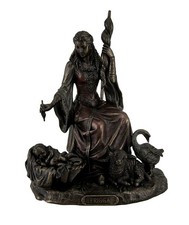 Resin Statues Frigga Norse Goddess Of Destiny Love And Marriage Bronze picture