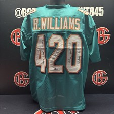 Ricky Williams Signed Miami Dolphins Autographed Inscribed Jersey Beckett BAS picture