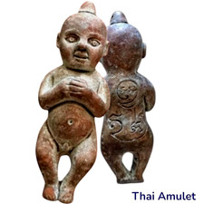 Thai Amulet Kuman Thong, Bring Lucky Wealth Charm Pendant Blessed Protection picture