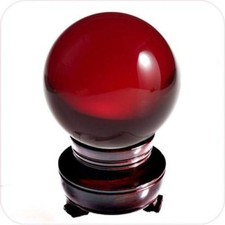 150mm + Stand Asian Rare Natural Quartz red Magic Crystal Healing Ball Sphere picture