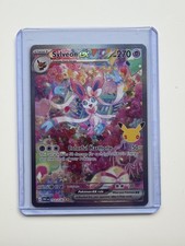 Sylveon Ex 153/128 30th Anniversary Pokemon Card Mint Condition picture