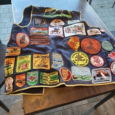 Star Craft Camper Club vest  With 90 Patches road warrior 1987 era 30pins motor picture