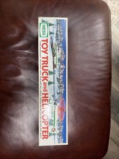Vintage 1995 Hess Toy Truck and Helicopter Set - NEW In UNOPENED ORIGINAL BOX picture