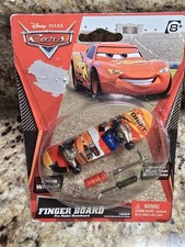 Disney Pixar CARS Fingerboard Finger Board Skate Kids Toy Table Top VTG NEW RARE picture