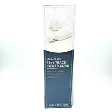 Hampton Bay White Finish 15 FT Track Power Cord And Switch 120 Volt Box Wear picture