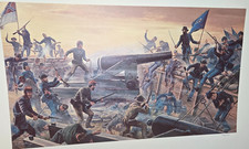 The Gunner and the Colonel, Fort Fisher, 486/1000 Mort Kunstler unframed COA picture