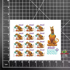 2018 USPS SHEET OF 12 FIRST CLASS LETTER STAMPS SCOOBY DOO WATERING FLOWERS 78¢ picture