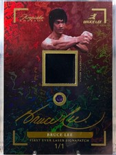2024 Keepsake Edition Bruce Lee Laser Signapatch Relic #1/1 picture