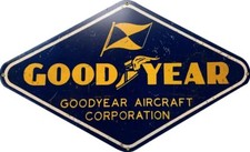 Goodyear Aircraft Corporation Metal Sign, F4U Corsair,  Goodyear Duck  SIG-0613 picture
