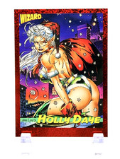 1993 Wizard Jim Lee's Holly Daye Comic Superhero #9 Foil-Red (MAN CAVE) picture