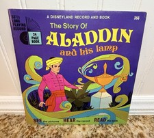 Vintage 1971 Disneyland Record and Book The Story of Aladdin and His Lamp 356 picture