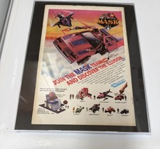 Framed 1985 M.A.S.K. Kenner Vintage Print Ad Thunder Hawk Switchblade MASK Toys picture