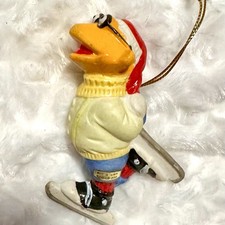 Vtg Muppets  Scooter Porcelain Ice Skating Christmas Ornament SIGMA 1980 Henson picture