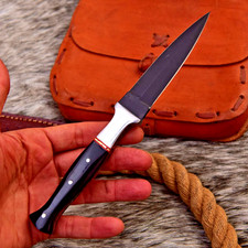 Best Handmade Fix Blade Double edge Dagger knife Boot Hunting Tactical Sports picture
