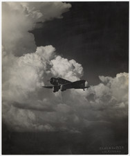 1935 Elmer Dyer Photo Northrop Delta X-ABED Doomed by Fire 7.5