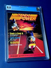 Nintendo Power #3 CGC 8.0 Track & Field 1988 Retro Super Mario Bros Zelda picture