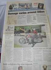 Vintage Montana Standard July 27, 2005 Evel Knievel Days with Program picture