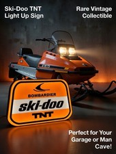 Bombardier Ski Doo TNT Vintage -  Light Up LED Neon Sign MXZ Rev Summit Renegade picture