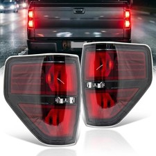 2009-2014 Ford F150 F-150 Smoked Tail Light Assembly Driver & Passenger Side picture
