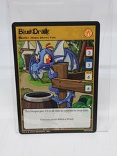 Blue Draik 26/140 Battle For Meridell Rare Neopets 2004 picture