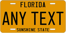 Custom State License Plate Personalized With Your Text Car Novelty Plate Only picture