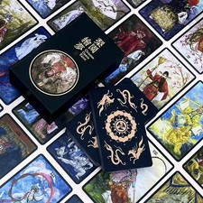 Chinese Opera Tarot Deck 78 Cards Colorful Art Divination Cards English Guide Bo picture