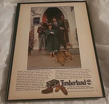 Timberland Shoes And Boots Framed Print Ad 1978  8.5X11  picture