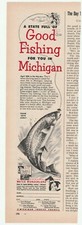 GOOD FISHING FOR YOU IN MICHIGAN Vintage 1950's 3