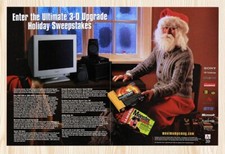 1998 Maximum PC Ultimate 3-D Upgrade Holiday Sweepstakes Original Advertisement picture