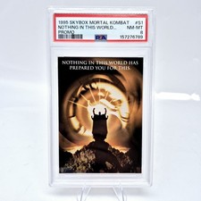 1995 SkyBox Mortal Kombat Title Card #S1 PSA 8 None Higher Promo Card  picture