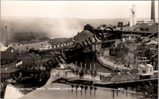 Real Photo International Paper Co. Mill At Corinth NY Adirondacks RPPC Y344 picture