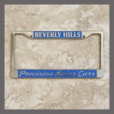 Precision Motor Cars Porsche VW Volkswagen Dealer Beverly Hills CA License Plate picture