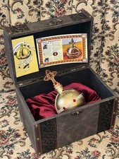6“X4“ Holy Hand Grenade Replica-white Rabbit Bunny Trunk Box Monty Python Grail picture