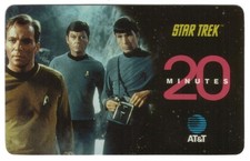20m Star Trek: Original Series: Kirk, Spock, McCoy Prototype SPECIMEN Phone Card picture